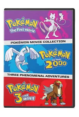 Pokémon - The First Movie / Pokemon - The Movie 2000 / Pokémon 3 DVD Veronica  • $13.99