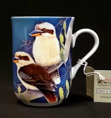 MAXWELL & WILLIAMS Birds Of Australia LAUGHING KOOKABURRAS Mug Katherine Castle  • $30