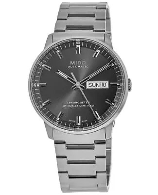 New Mido Commander Chronometer Anthracite Dial Men's Watch M021.431.11.061.00 • $898