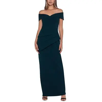 Xscape Womens Peplum Maxi Special Occasion Evening Dress Gown BHFO 7602 • $36.99