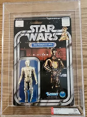 Star Wars 1977 / 1978 Vintage C-3PO 12 Back-C Factory Sealed 70 EX+ Kenner • $335