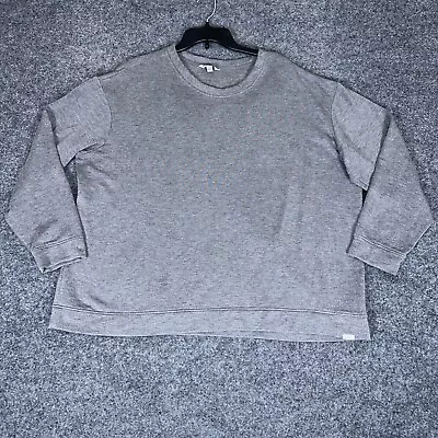 Orvis Sweater Mens 2XL Grey Crew Neck Long Sleeve Pullover Casual 2XL Adult • $22.19