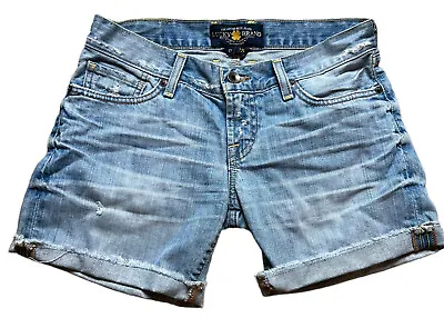 Lucky Brand Denim Boyfriend Short Size 0/25 MET $69.50 NEW. Zipper Button NWT • $10.75