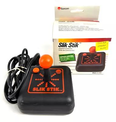 Suncom Slik Stik Joystick Controller Atari 2600/7800/Commodore 64 • $19.99