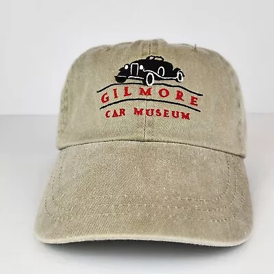 Vintage Gilmore Car Museum Cap Leather Strap Strapback Dad Hat ZKAPZ • $24.99