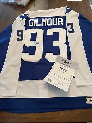 Autographed Doug Gilmour Toronto Maple Leaf Adidas Vintage Jersey Frameworth COA • $250