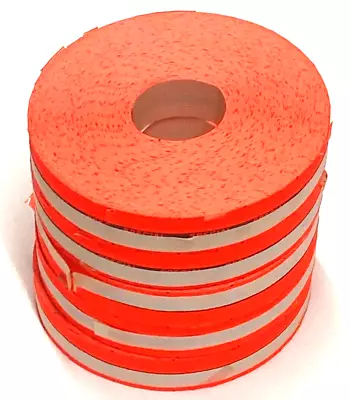 5 Monarch Senso Labels FM-1115 Orange SPECIAL 2-Line Label Individual Rolls • $11.94