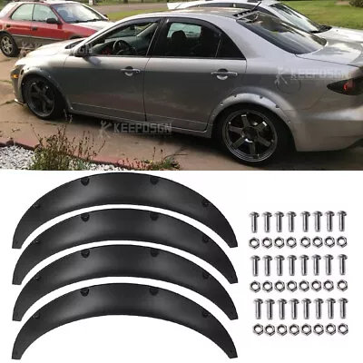 3.5  Car Fender Flares Extra Wide Body Kit Wheel Arches For Mazda 3 Mazdaspeed3 • $69.59