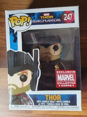 Funko Pop Thor Ragnarok (Gladiator) 247 Marvel Collectors Corp Exclusive VAULTED • £16