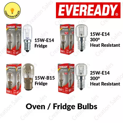 Fridge Freezer Oven Appliance Bulb Pygmy Light Lamp 15w 25w SES E14 B15 240v • £3.99