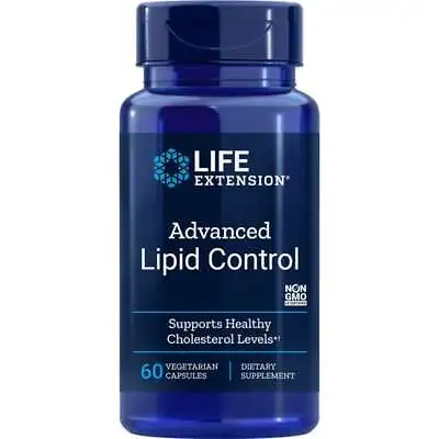 Life Extension Advanced Lipid Control 60 Veg Caps • $22.50