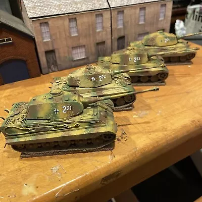 WWII GERMAN  1/72 Tiger 11 X 4 • £50