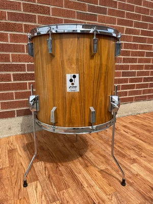 $508.98 • Buy 1980s Sonor Phonic 16x16 Floor Tom Genuine Rosewood