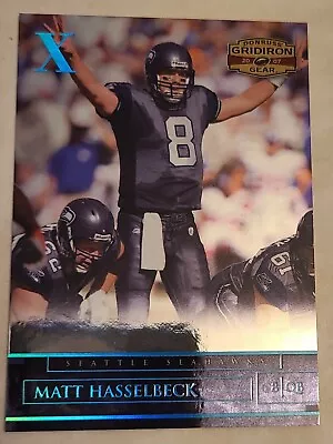 2007 Donruss Gridiron Gear X's Platinum #48 Matt Hasselbeck 3/25 Seahawks  • $7.99