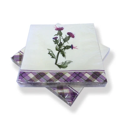 £5.99 • Buy Scottish Napkins- Wild Thistle