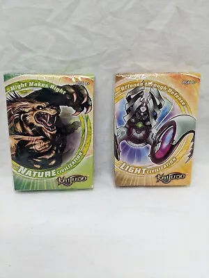 Lot Of (2) Kaijudo Light And Nature 40 Card Decks Sealed • $32.39