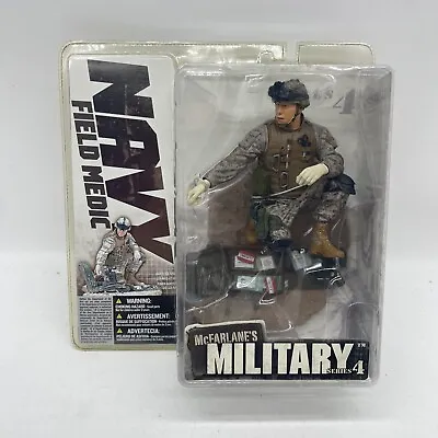 McFarlane Military Series 4 Navy Field Medic NEW SEALED AUTHENTIC • £99.99