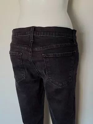 J Brand Womens Mid Rise Crop Black Mercy Skinny Jeans Size 29 Actual 31 X 27 • $13.56