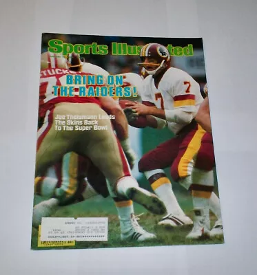 1984 Sports Illustrated WASHINGTON REDSKINS Beat 49ers ! Win NFC TITLE !!! • $6.99