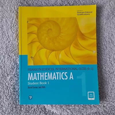 Edexcel International Gcse IGCSE 9-1 Maths A Student Book 1 IGCSE Mathematics • £24.99