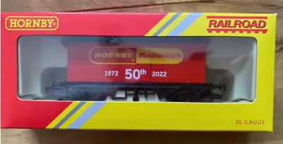 R60086 Hornby 50th Anniversary Wagon Box Van 1972 - 2022 Hornby Railways New • £12