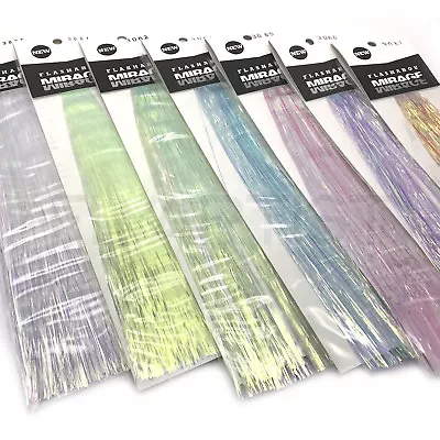 MIRAGE FLASHABOU - Fly Tying Saltwater Flash Material - 7 Colors Available NEW! • $7.99