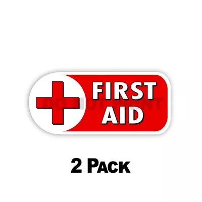 First Aid Kit Inside Emergency Medical Car Window Decal Vinyl Stickers Medic • $74.99