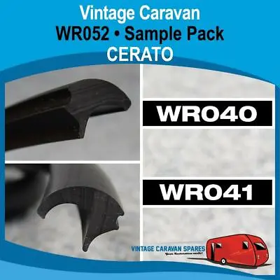 Caravan WINDOW RUBBER • SAMPLE PACK • Windsor WR052 • $10.90