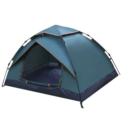 Instant Camping 3-4 Person Auto Pop Up Family Hiking Dome Waterproof Tent • $45.45