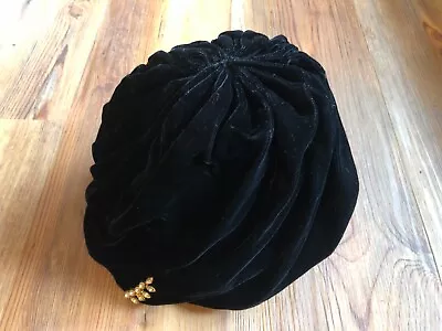 Linda Anne Fashions - Vintage Black Hat • $8