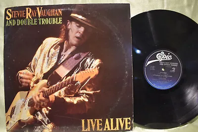 Stevie Ray Vaughan & Double Trouble 'LIVE ALIVE' DBL PROMO LP • $15.49