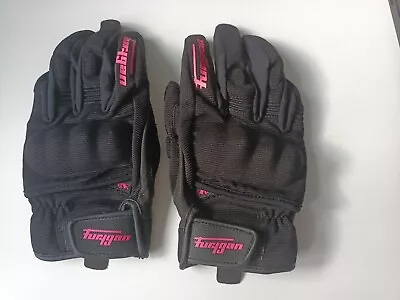 Motorcycle Gloves Furygan Jet Lady D30 Color: Black/Pink Size: M • £18