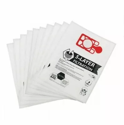 Karcher T10/1 T12/1 T7/1 T9/1 Cloth SMS Vacuum Cleaner Dirt Dust Bags X10 Hepa • £9.40