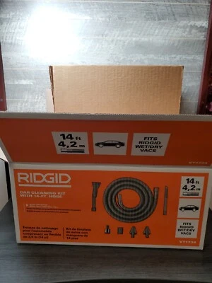 $28.20 • Buy 1-1/4 In. Car Cleaning Accessory Kit With 14-ft Hose For RIDGID Wet/Dry Shop Vac