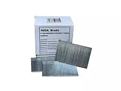 T50 16 Gauge 2inch Length Straight Galvanized Finish Nails 2500count 1pack • $23.52