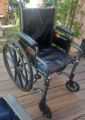 Everest Jennings Folding Wheelchair Advantage Lx 18  - 300 Lbs Up For... • $35.99