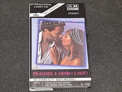 PEACHES & HERB 2 HOT! Audio Cassette Tape • $20.43