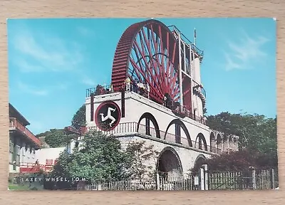 Laxey Wheel Isle Of Man Postcard Unposted J Salmon • £2