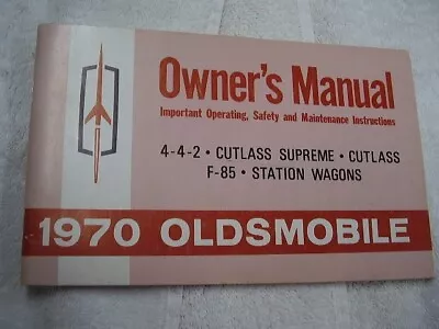 1967  Oldsmobile   442 Cutlass F85  Original Owners Manual • $35