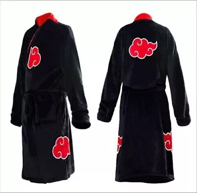 Anime Cosplay Costume Naruto Bathrobe Sasuke Uchiha Adult Unisex Dressing Gown 2 • £37.18