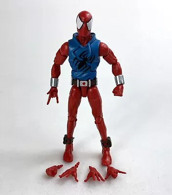 Scarlet Spider-Man Ben Reilly Marvel Legends Action Figure Complete Rhino Wave 2 • $34.98