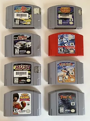 Lot Of 8 Nintendo 64 Video Games Authentic • $75