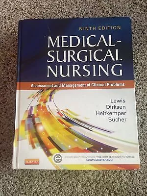 Medical-Surgical Nursing : Assessment And Management Of Clinical Problems... • $7