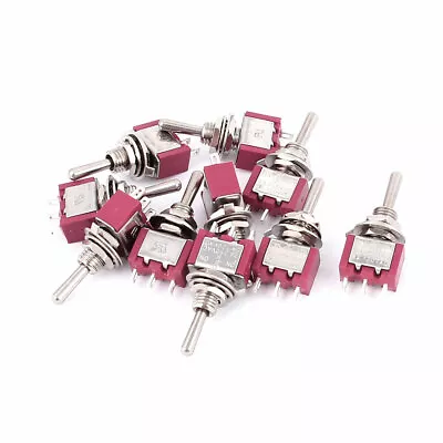 Truck ON-OFF-ON 3 Position SPDT Momentary Toggle Switch AC 120V 5A 10Pcs • $13.50