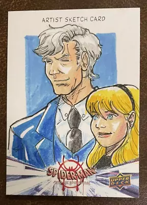 Spider-Man Into The Spider-verse 2022 Sketch Card Jean Sinclair Gwen Stacy Capt. • $15.10