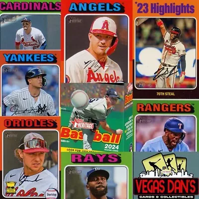 2024 Topps Heritage SHORT PRINTS SP #1 - 100 407 You Choose!  Complete Your Set! • $1.94