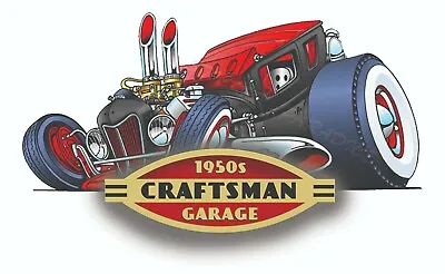 Craftsman Tool Sticker 1950 Rat Rod Decal Mechanic Toolbox Sign Chest Usa • $4.95