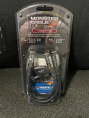 Monster Cable Guitar 1/4  Y Adapter Female To Female NEW • $39.99