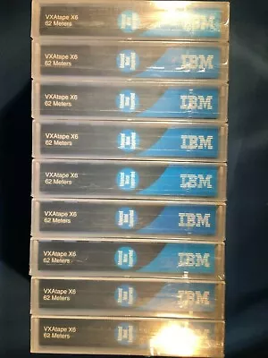 10 IBM 24R2134  VXA X6   40/80GB Data Tape Cartridges NEW Free Fast Shipping • $125