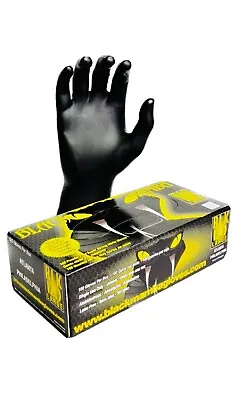$23.03 • Buy Black Mamba Heavy Duty Nitrile Gloves Mechanics Garage Workshop - Size L - 100